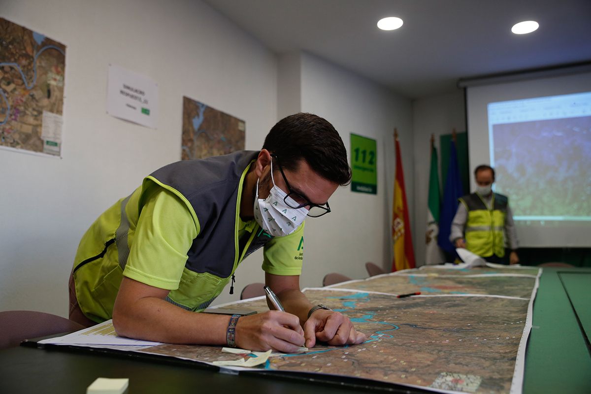 Simulacro de emergencias 112 Andalucía