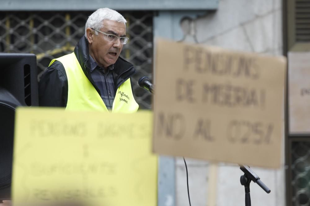 Manifestació a Girona contra el pla de pensions paneuropeus