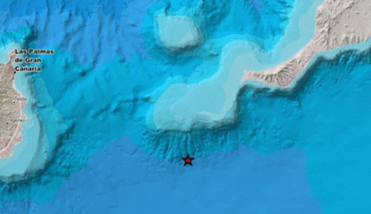 Terremoto entre Gran Canaria y Fuerteventura