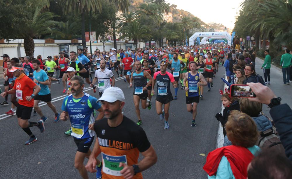 Las mejores imágenes de la Maratón de Málaga 2018