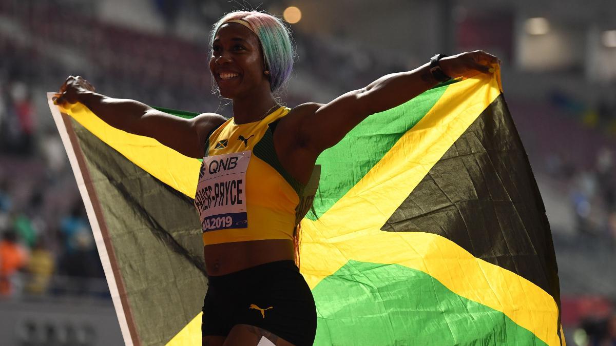Fraser-Pryce es la vigente campeona mundial en 100 y en 4x100 metros