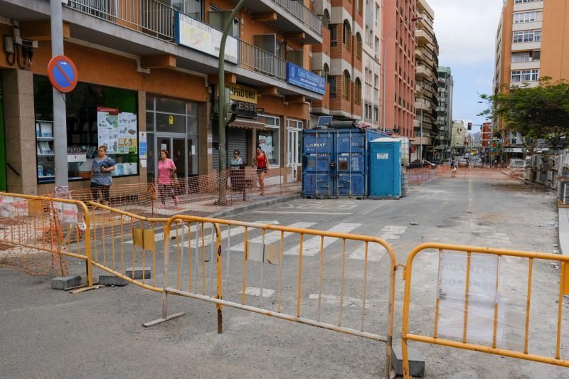 27-06-18. LAS PALMAS DE GRAN CANARIA. OBRAS METRO GUAGUA. FOTO: JOSÉ CARLOS GUERRA.  | 27/06/2018 | Fotógrafo: José Carlos Guerra