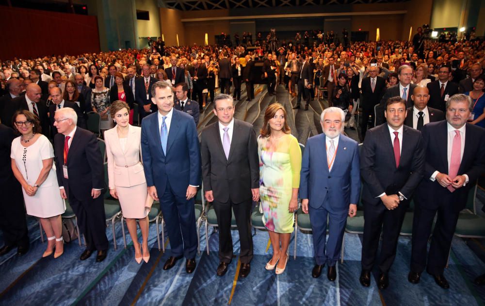 Los Reyes inauguran en Puerto Rico el Congreso Internacional de la Lengua Española.