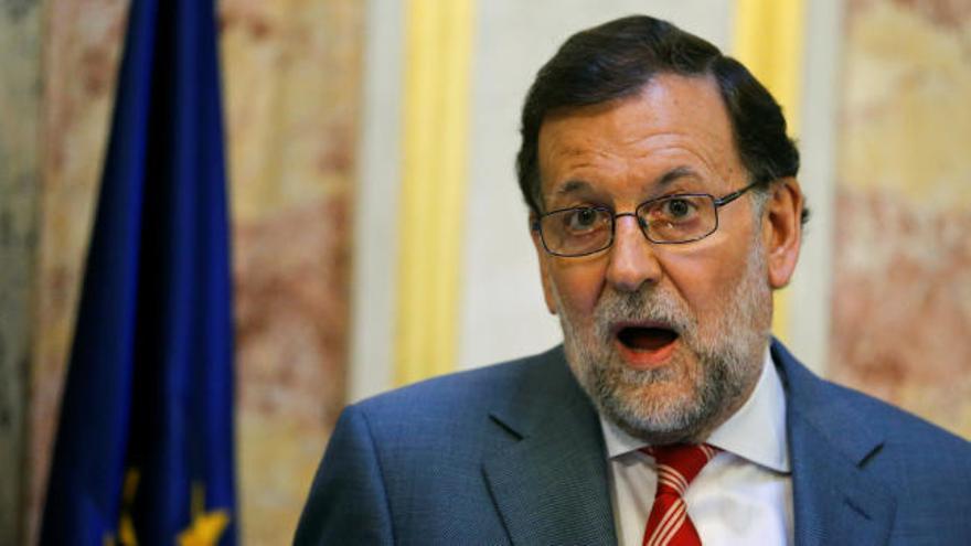 Rajoy: &quot;Si C&#039;s se abstiene y el PSOE vota en contra, yo no puedo gobernar&quot;