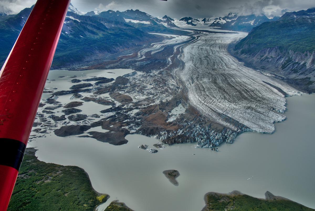 Vista aérea de Alaska, en imagen de archivo.