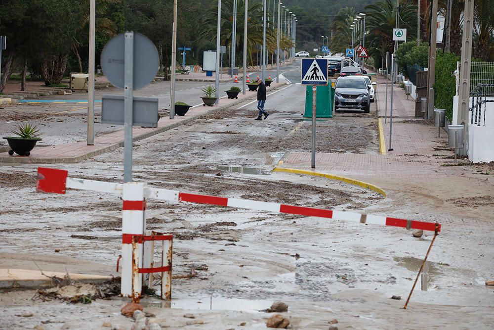 Temporal en el Port de Sant Miquel.