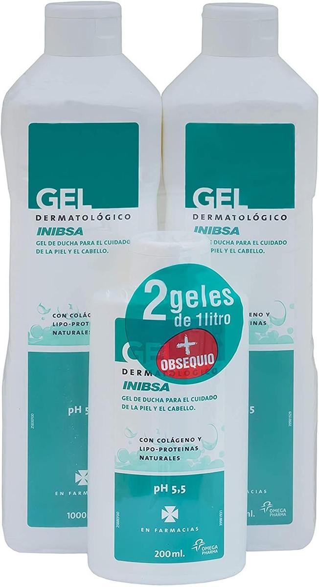 Gel De Ducha Dermatológico INIBSA Con colágeno, y lipo-proteinas naturales  precio