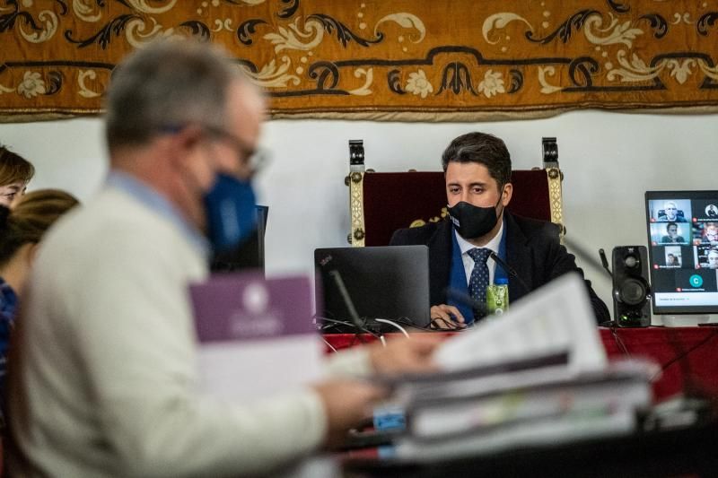 Pleno de presupuestos del Ayuntamiento de La Laguna.