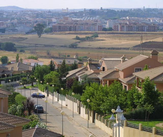 La urbanización Las Lomas de Badajoz.