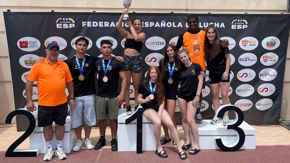 Equipo del Lluita Morvedre en Barcelona.