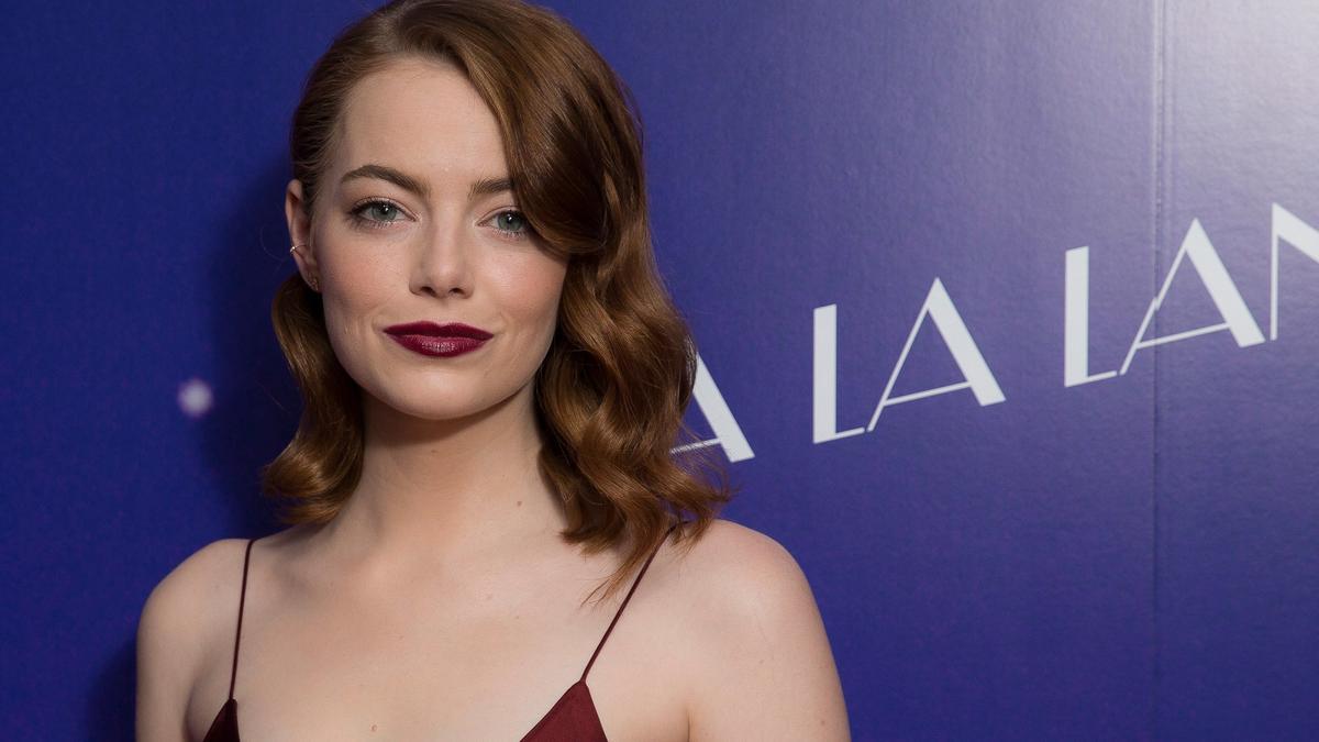 Emma Stone en la presentación de La La Land en Londres