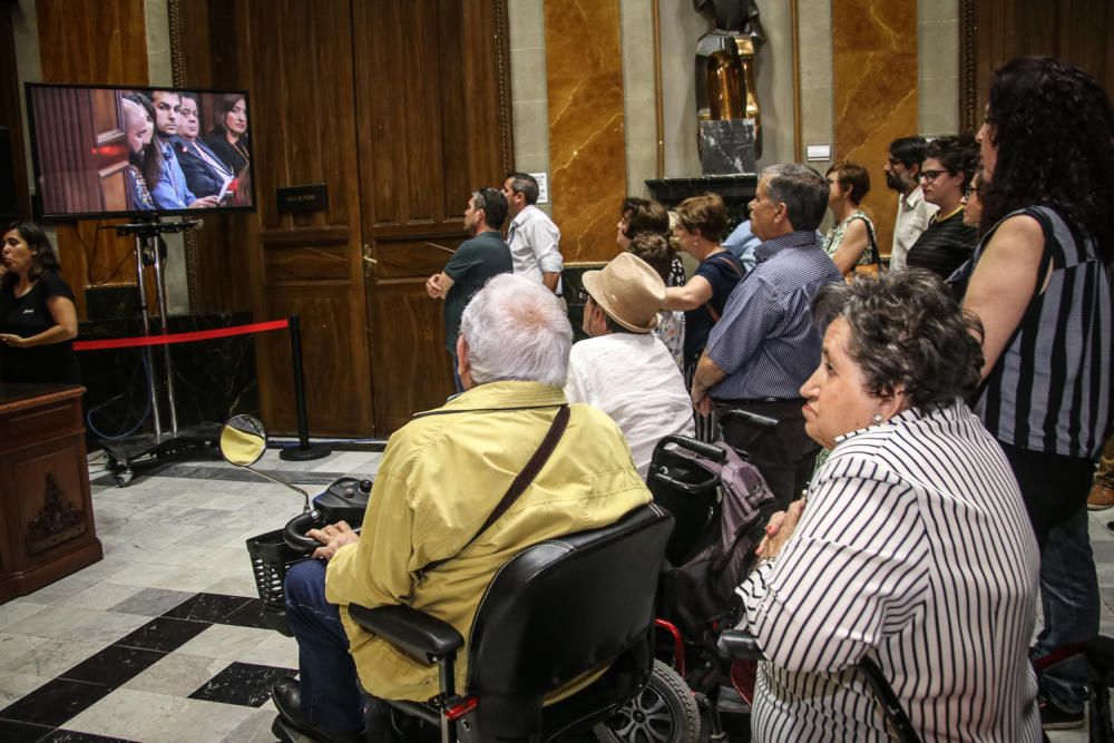 Investidura de Toni Francés como alcalde de Alcoy.