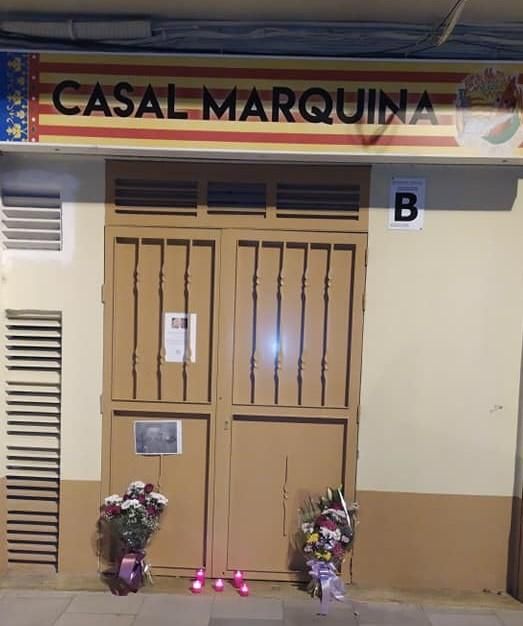 Aspecto de la puerta del casal de Pere María Orts