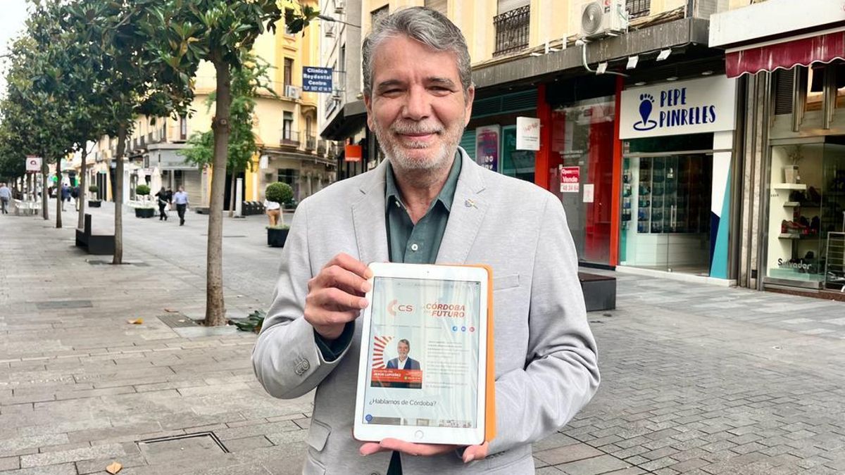 El candidato Jesús Lupiáñez, de Cs, no hará ni pegada de carteles ni buzoneo electoral.