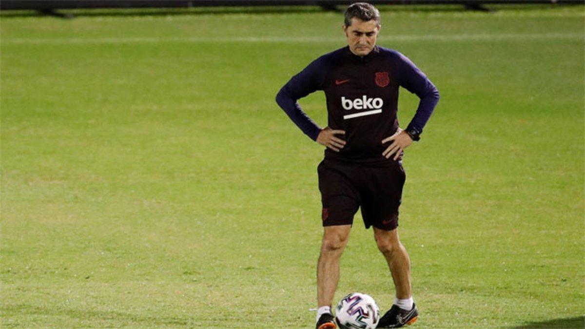 Ernesto Valverde, entrenador del Barça