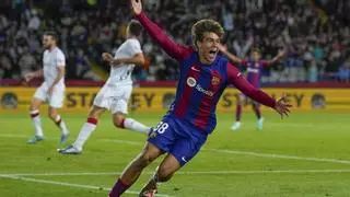 ¡Debut con gol de Marc Guiu con el primer equipo del FC Barcelona!
