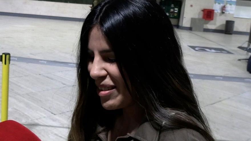 La hija de la tonadillera, Isabel Pantoja, en una imagen reciente respondiendo a los medios de comunicación. | | EUROPA PRESS