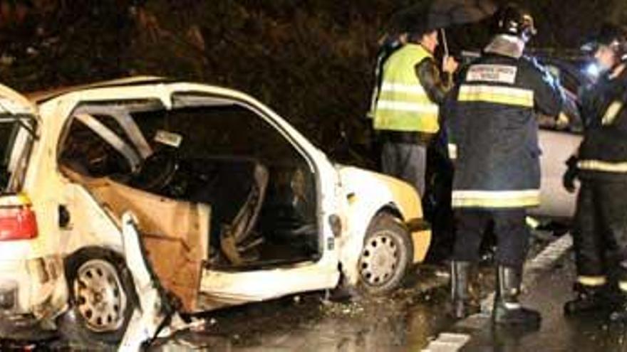 Un muerto y tres heridos en un accidente de tráfico en Vigo