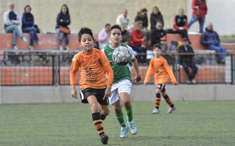 02/03/2019 LAS HUESAS, TELDE. Las Huesas - Estrella (benjamines). FOTO: J. PÉREZ CURBELO  | 02/03/2019 | Fotógrafo: José Pérez Curbelo