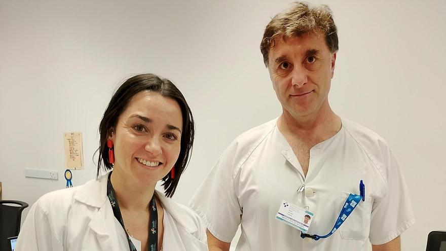 Cristina Calzón y Pablo Herrero.