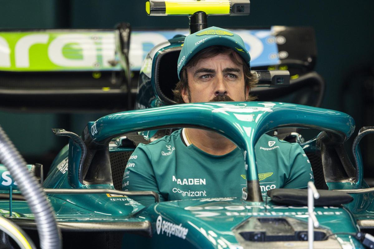 Fernando Alonso en Hungría