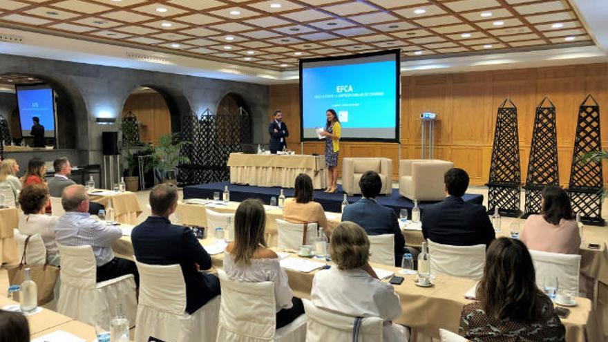 Un momento de la Asamblea de la Asociación de la Empresa Familiar de Canarias.