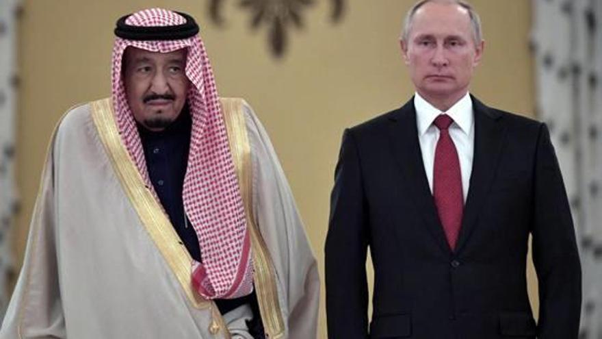 Putin va rebre fa uns dies el rei Salman al Kremlin.