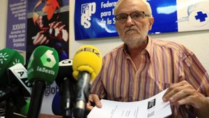 GRAF2245. MADRID, 28/08/2019.- El presidente de la Federación de Asociaciones para la Defensa de la Sanidad Pública (FADSP), Marciano Sánchez Bayle, presenta este miércoles un informe sobre su evaluación de los servicios sanitarios de las comunidades autónomas. EFE/ Fernando Alvarado Presentación del informe de la FADSP