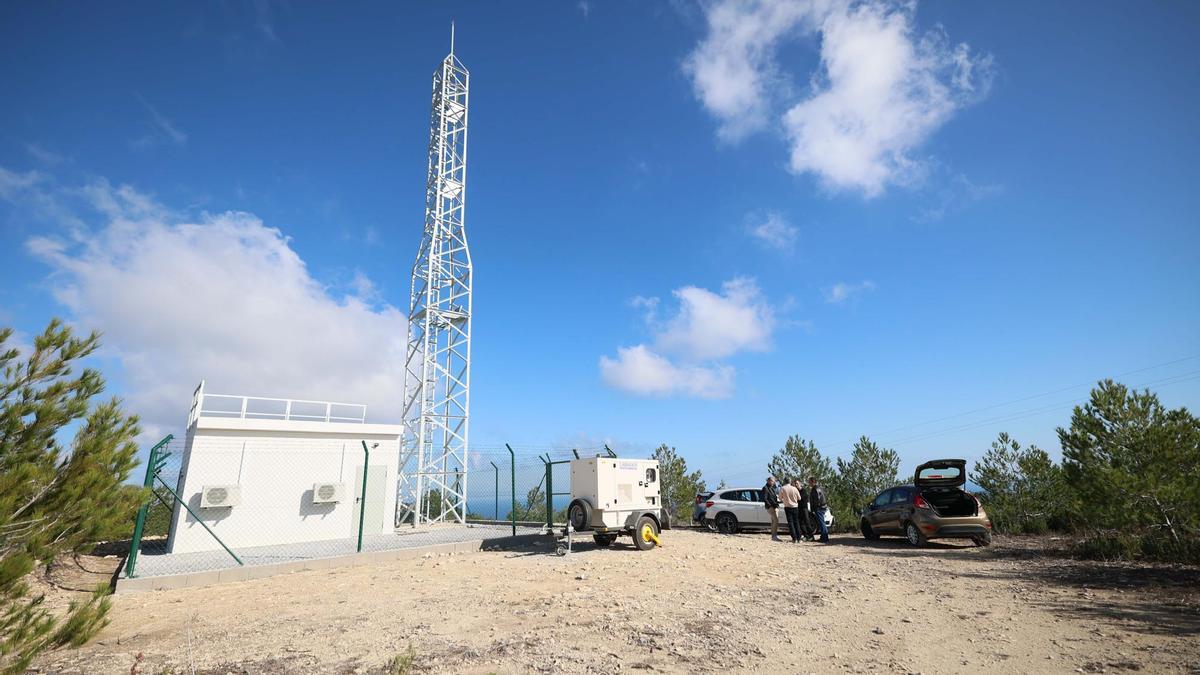Nueva antena en Sant Joan.