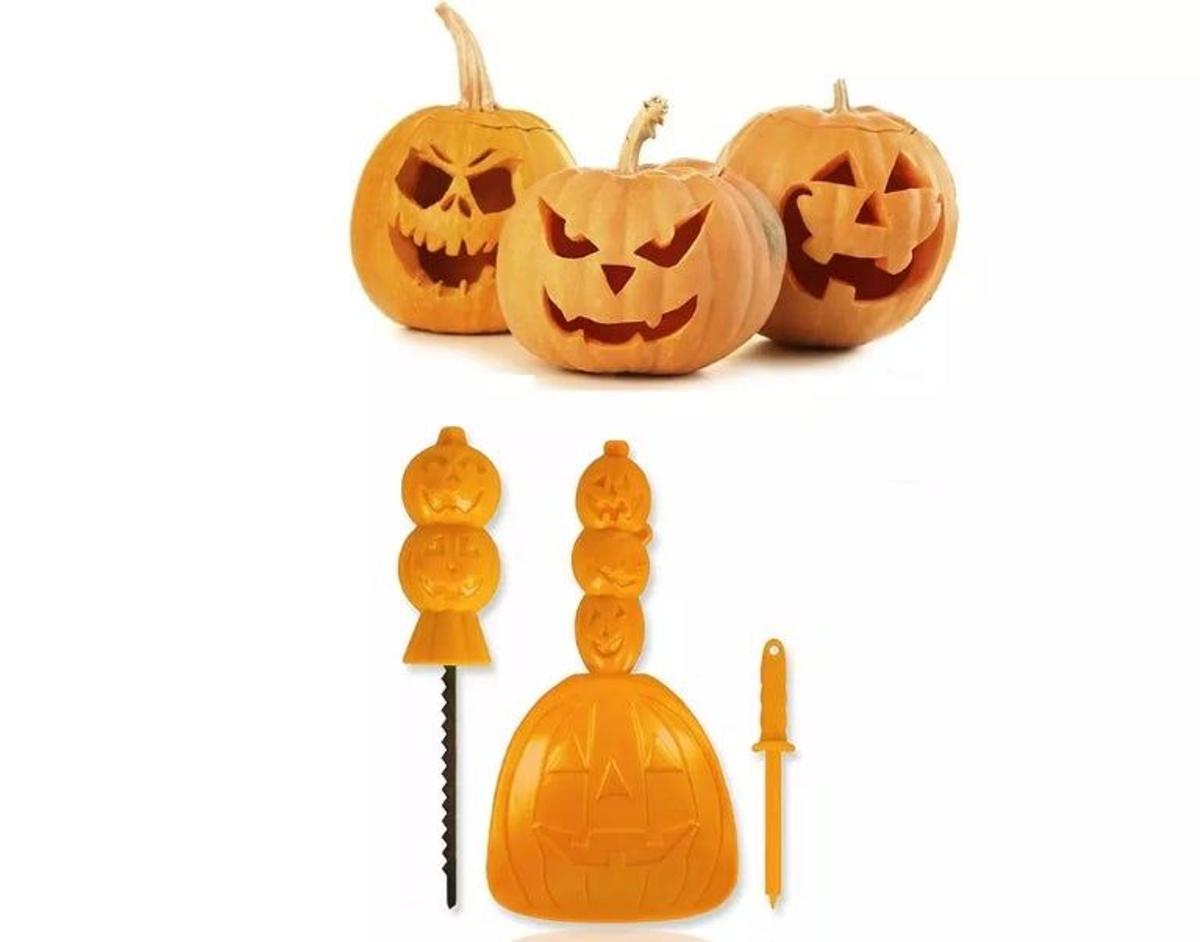 Planes de Halloween: Kit para tallar calabazas
