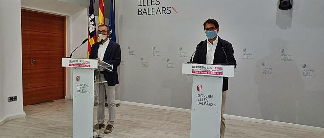 Yllanes y Negueruela, ayer, durante la rueda de prensa.