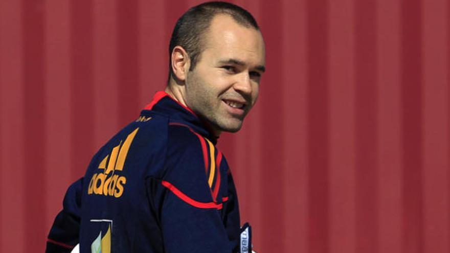 Andrés Iniesta se casará en julio.