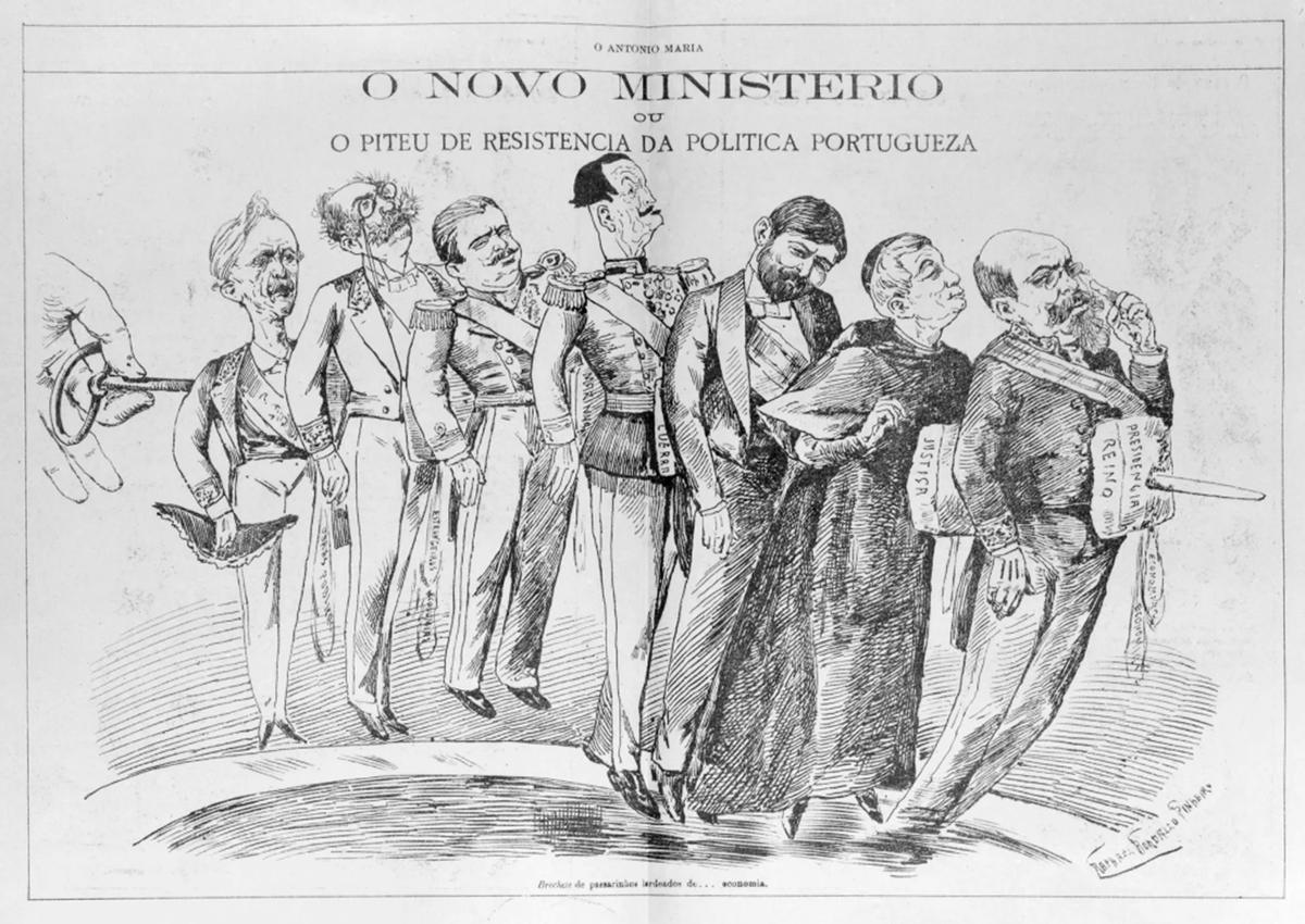 Caricatura de Rafael Bordalo Pinheiro.