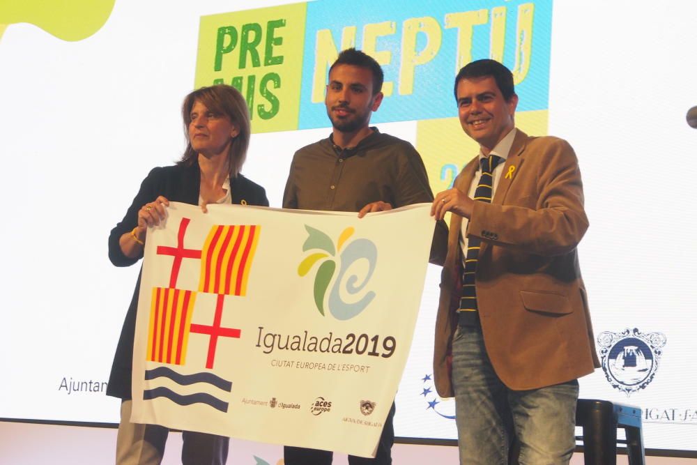 Els Premis Neptú d'Igualada coronen dos triatletes