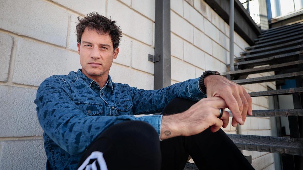 Iván Noda (Santa Cruz de Tenerife, 1982), en la azotea del periódico El DÍA.