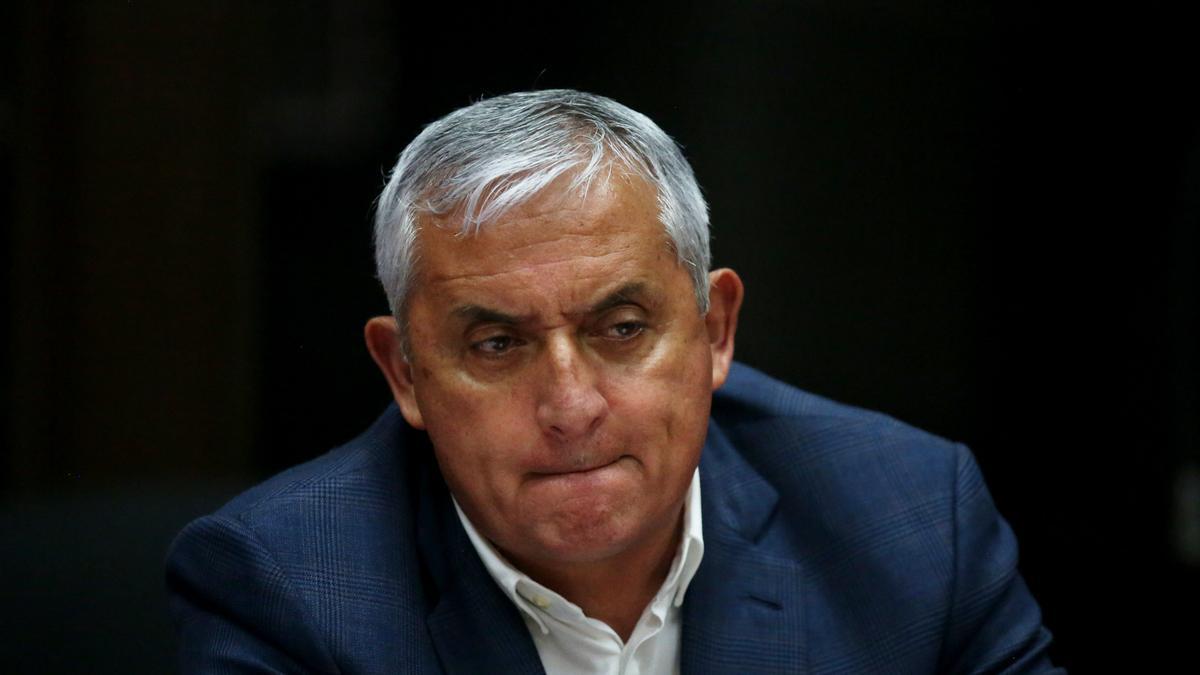 El expresidente de Guatemala Otto Pérez Molina.