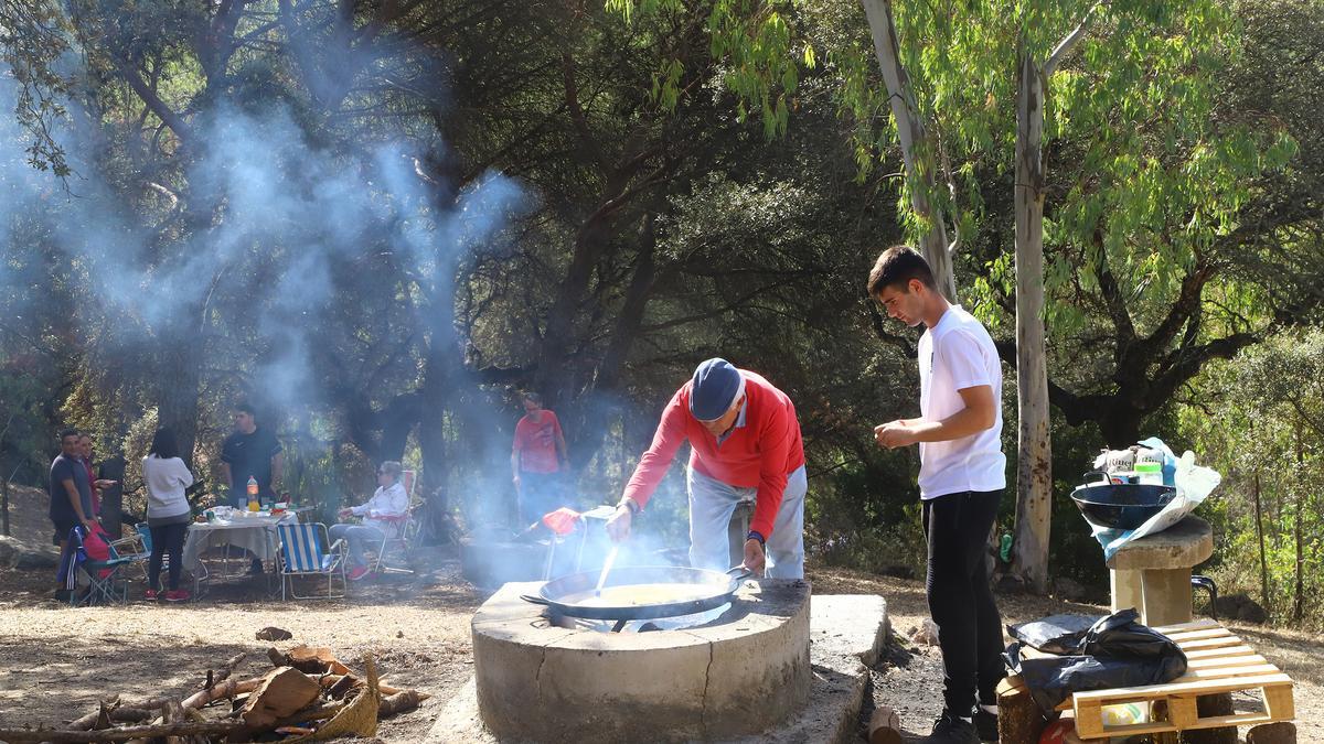 Peroles en los Villares por San Rafael