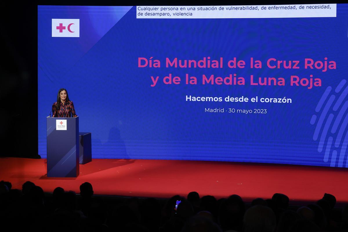 Letizia preside el Día Mundial de la Cruz Roja