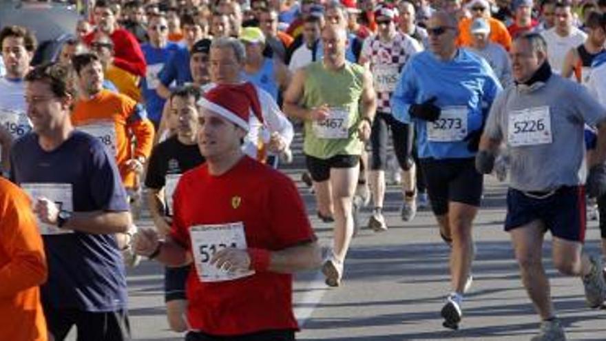 Imagen de la vigésimo novena edición de la San Silvestre celebrada el pasado año.