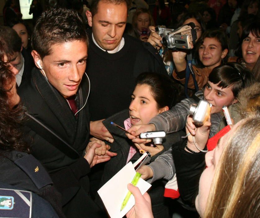 Torres, en el aeropuerto de Peinador