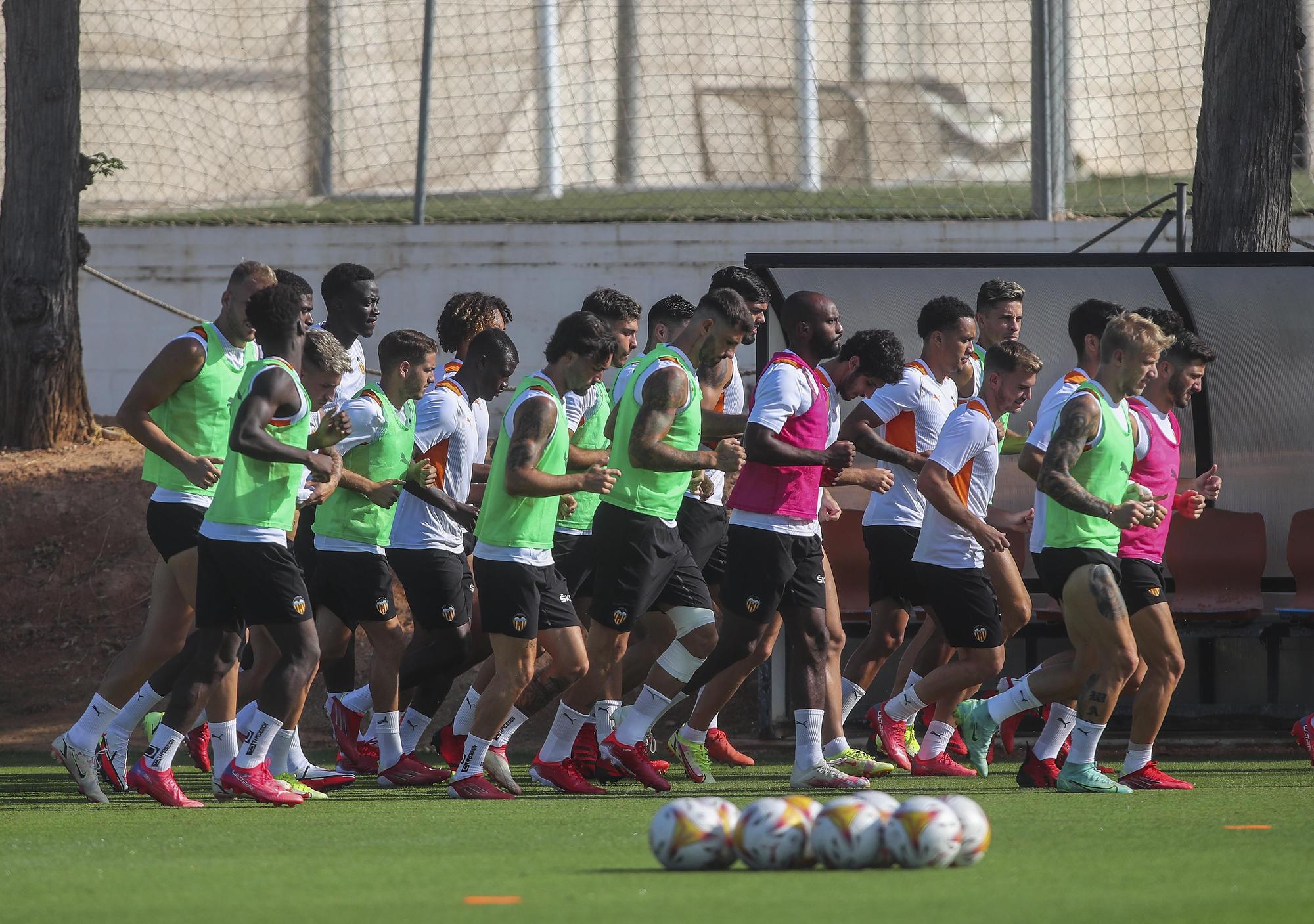 Así ha sido el entrenamiento de hoy del Valencia CF