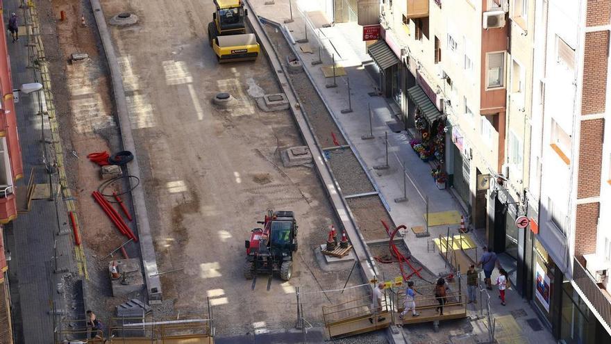 Las obras en la avenida Valencia de Zaragoza se retrasan: esta es la nueva fecha de finalización prevista