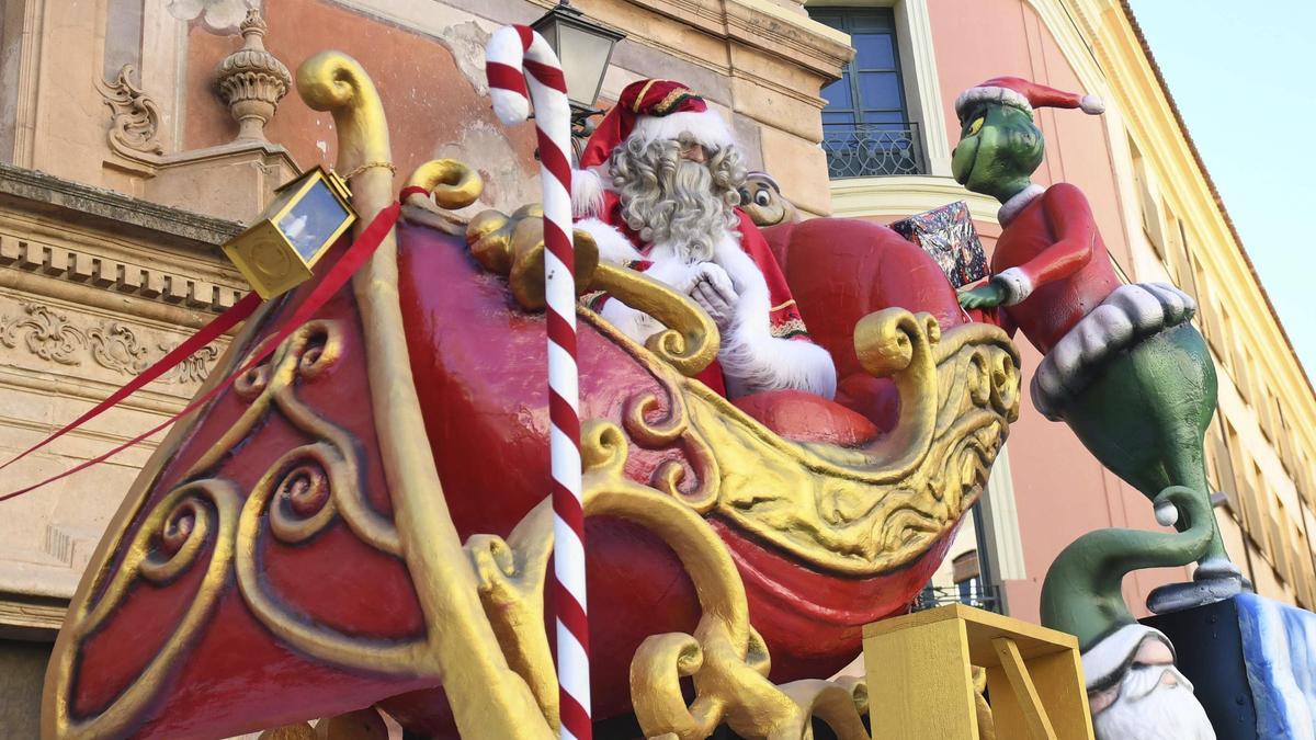 Llegada de Papá Noel las pasadas navidades
