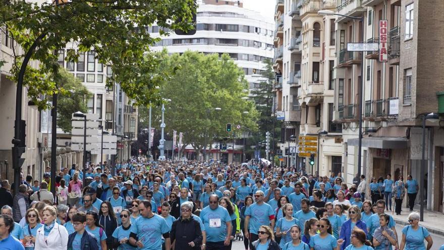 Miles de participantes durante la última edición de la carrera de la Guardia Civil de Zamora organizada por la asociación Corriendo con el Corazón por Hugo.