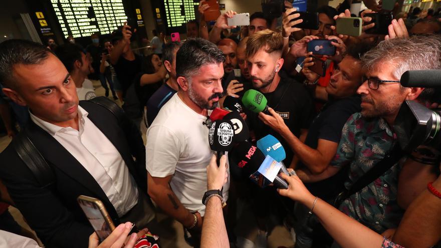 Así ha sido la llegada de Gattuso a Valencia CF