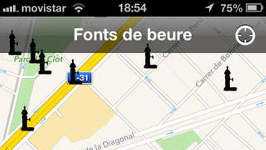Una aplicació per a mòbil per localitzar les 1.650 fonts de beure
