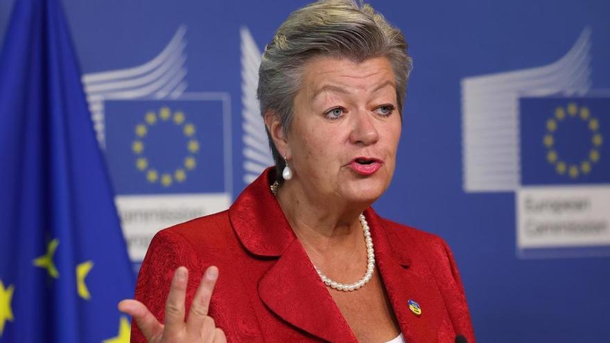 La comisaria de Interior de la UE, Ylva Johansson.