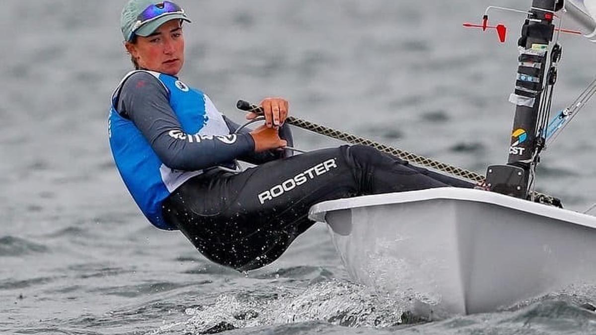 Imagen de archivo de la regatista grancanaria Isabel Hernández.