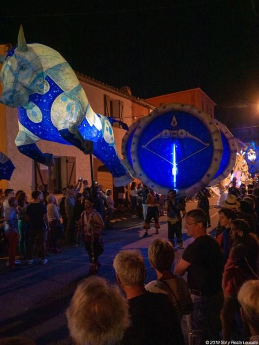 Las Fallas se exhiben en el Festival sol y Fiesta de Leucate (Francia)