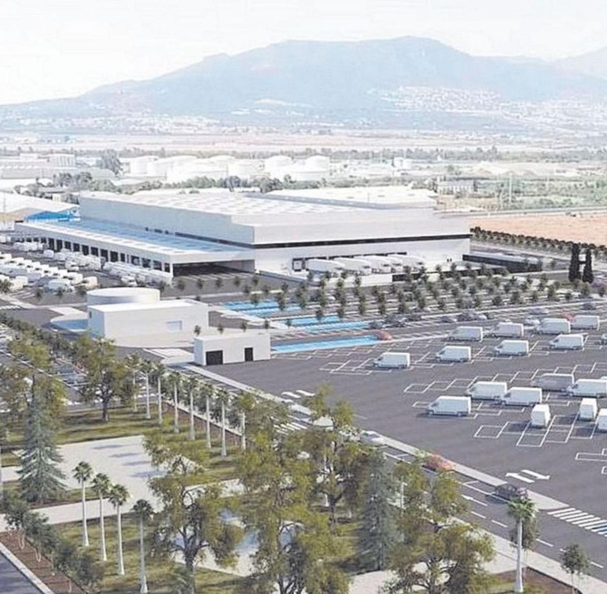 Imagen del Málaga Green Logistic Park que promueve el fondo alemán Aquila Capital. lA OPINIÓN